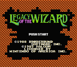 Legacy of the Wizard screenshot 3 for NES